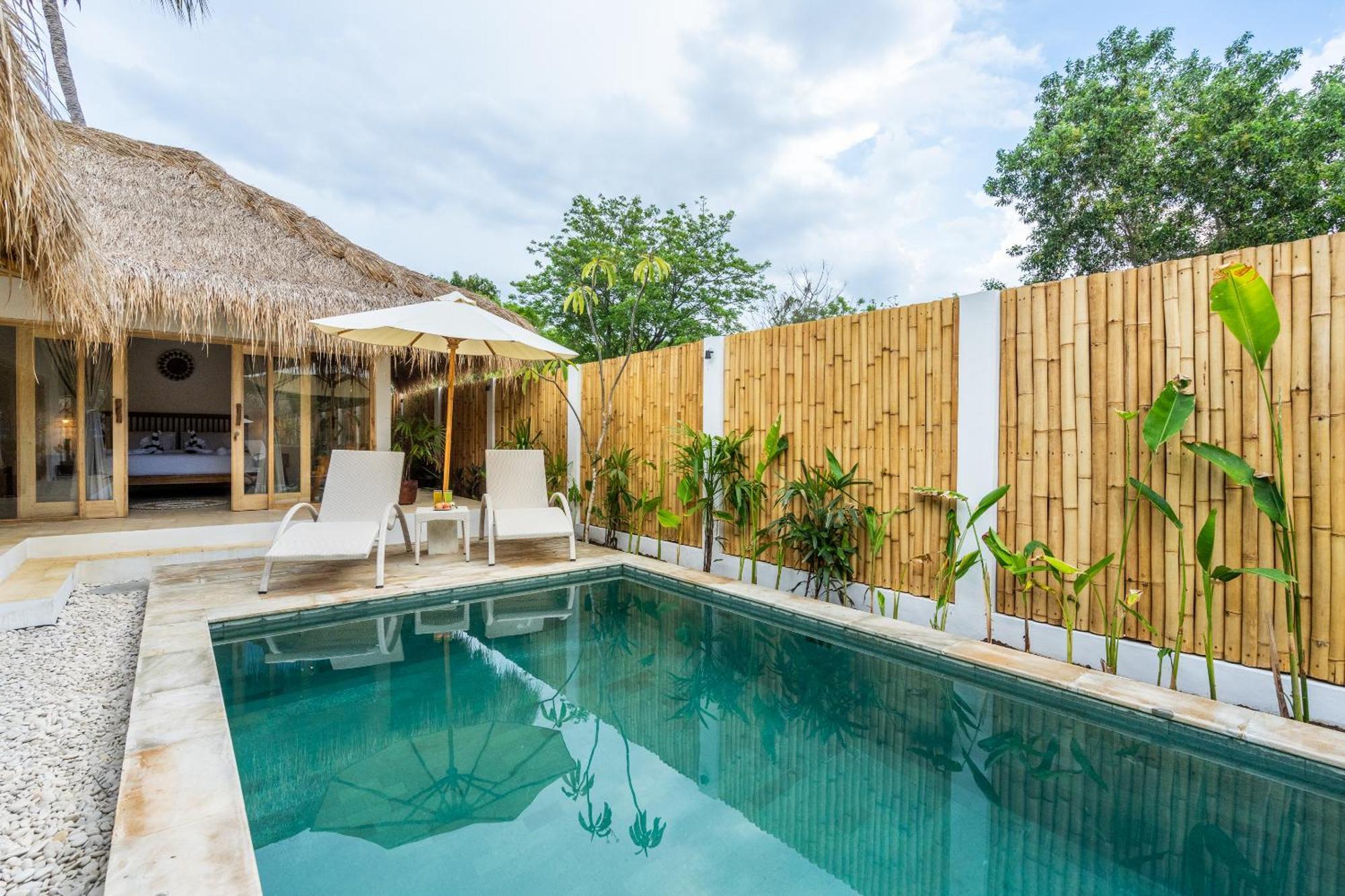 Villa Kelapa Kucing Гили Еър Екстериор снимка